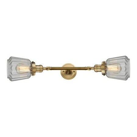 Innovations Lighting 2 Light Vertical Bath Vanity Light 208L-BB-G142-LED